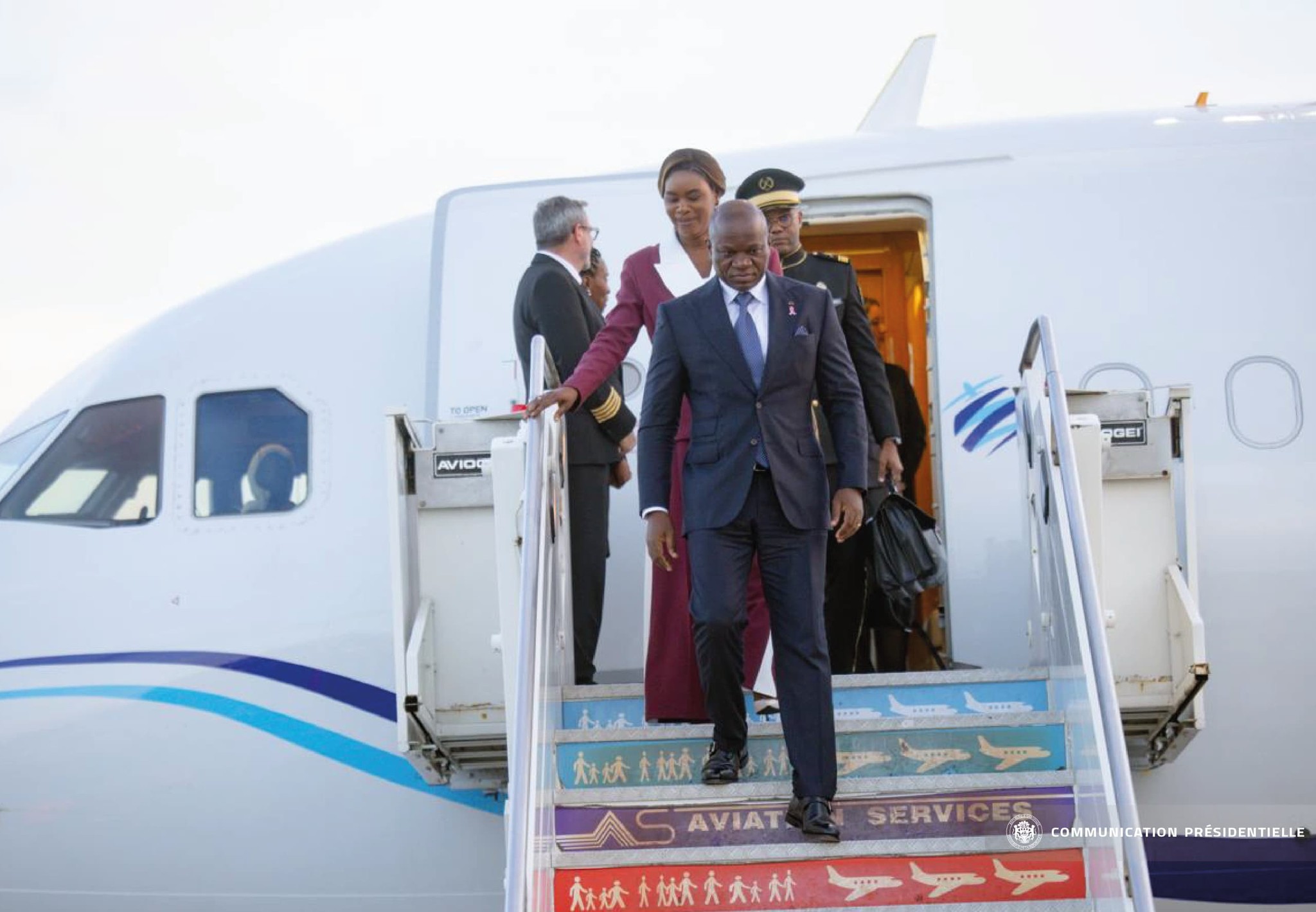 Le Chef de l’État Oligui Nguema est arrivé à Rome