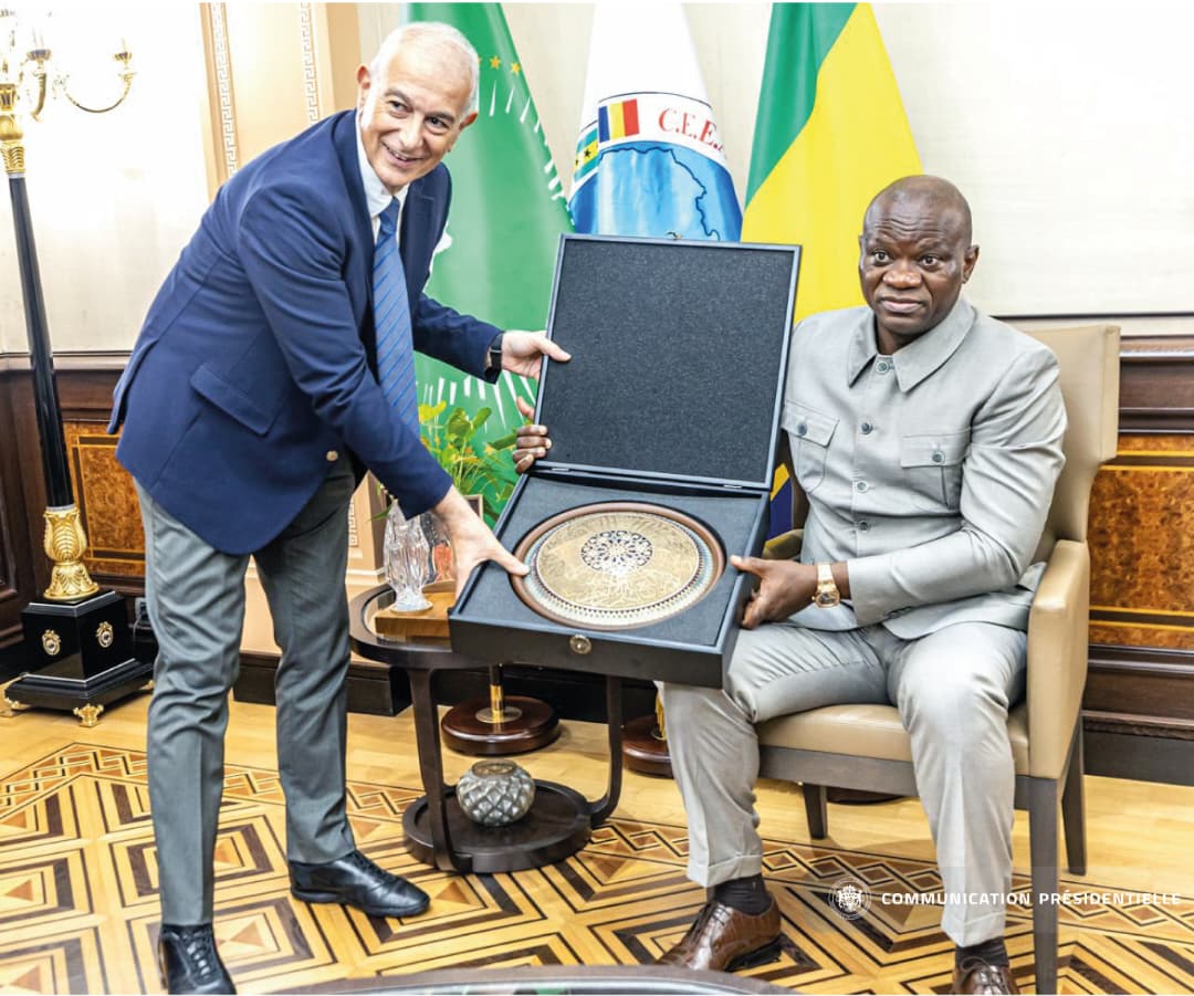 Le Président Oligui Nguema reçoit une délégation de la société turque IC IÇTAȘ