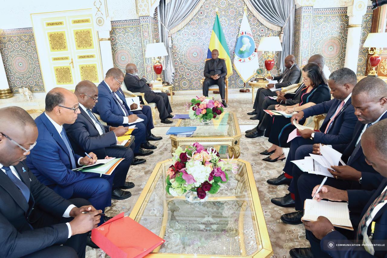 Le Chef de l'État reçoit les responsables de Setrag et Eramet