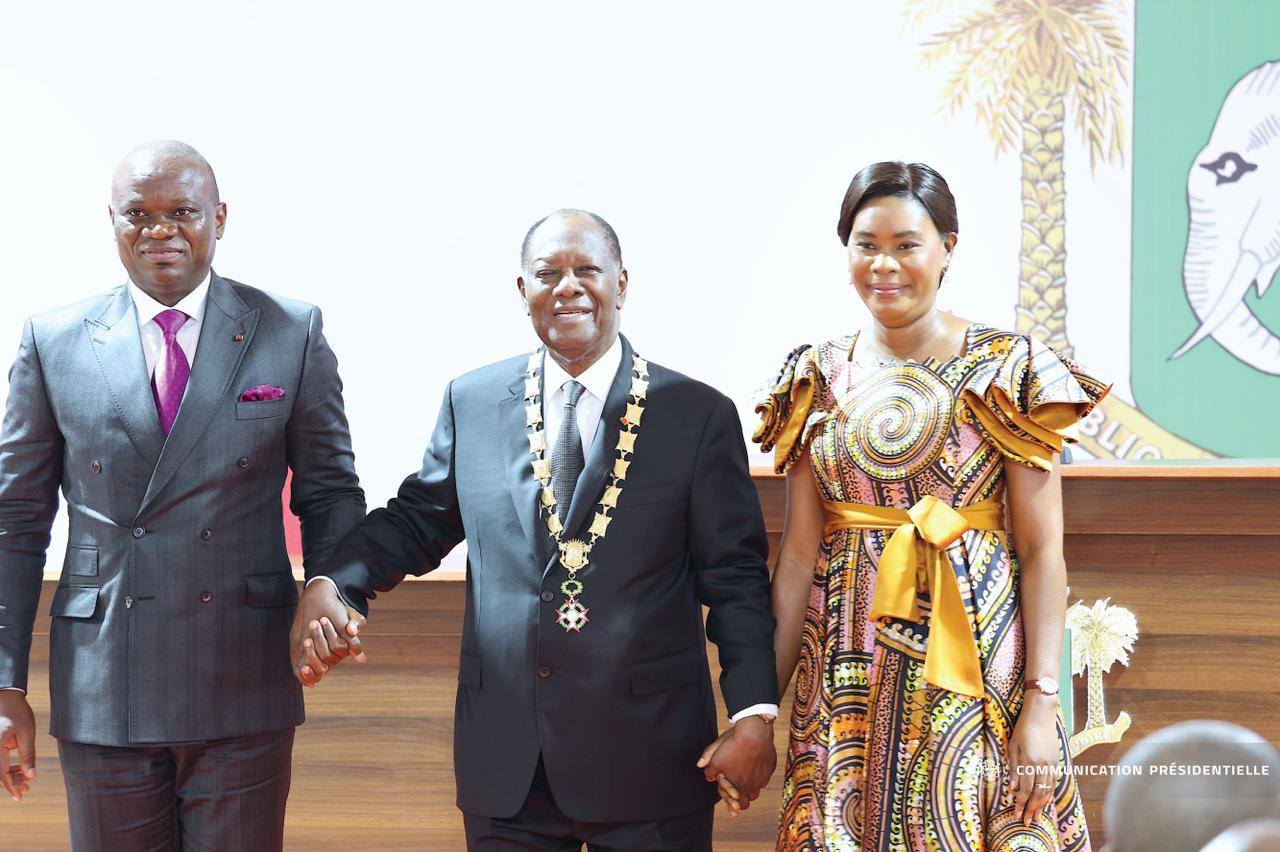 Le couple présidentiel gabonais prend part à l'investiture d'Alassane Dramane Ouattara